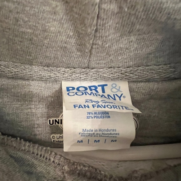 Universal Studios Unisex Back to the Future Grey Hoodie Vintage M Marty McFly - Picture 5 of 5